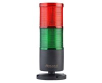 Dvouvrstvý LED sloupek s bzučákem pro povrchovou montáž 12-24V AC/DC / Ano