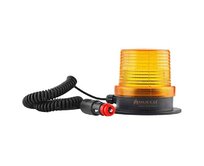 Signální maják s magnetickou základnou se zástrčkou do zapalovače cigaret žlutá