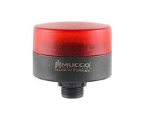 SNT-MS725, SNT-MS715 signální maják s bzučákem, ø70mm, připojovací matice červená / 40-250 V AC/DC