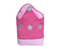 Playgro - Dětská osuška s kapucí růžová Textil