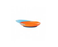 Boon - CATCH PLATE - Talíř s přísavkou modro-oranžový - poškozený obal Plast