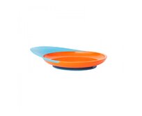 Boon - CATCH PLATE - Talíř s přísavkou modro-oranžový Plast