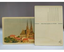 Dřevěná pohlednice - Brno Petrov