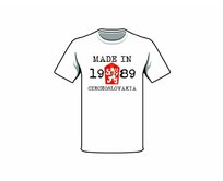 Retro tričko - Made In Czechoslovakia + znak ČSSR + váš letopočet