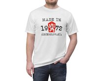 Retro tričko - Made In Czechoslovakia + znak ČSSR + váš letopočet Velikost: XL XL