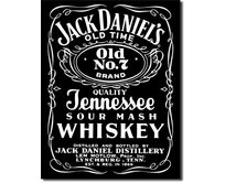 Plechová retro cedule / plakát - Jack Daniels I Provedení:: Plechová cedule A4 cca 30 x 20 cm