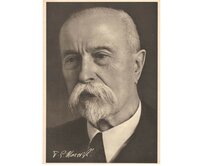 Obraz prezidenta Tomáše Garriqua Masaryka, var. 2 - retro dárek Provedení:: Plechová cedule