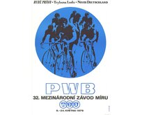 Plechová retro cedule / plakát - Závod míru 1979 Provedení:: Papírový obraz v rámu A4