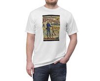 Retro tričko - E.Levy Barva: Bílá, Velikost: XXXL Bílá, XXXL