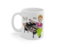 Hrnek Sekretářka Varianta Hobby hrnku: Bez blahopřání s krabičkou