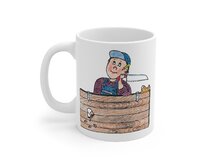 Hrnek Stolař Varianta Hobby hrnku: Bez blahopřání s krabičkou