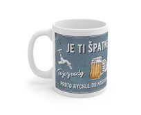 Retro hrnek - Je ti špatně Dodání:: Bez krabičky