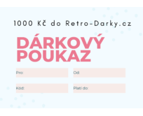 Dárkový poukaz emailem 1000 Kč