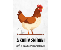 Plechová retro cedule / plakát - Já kadím snídani... Provedení:: Plechová cedule A5 cca 20 x 15 cm