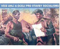 Plechová retro cedule - Více uhlí... Provedení: Dibond: 20 x 15 cm