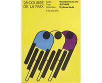 Plechová retro cedule - Závod míru 1975 Provedení: Dibond: 20 x 15 cm