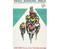 Plechová retro cedule - Závod míru 1976 Provedení: Dibond: 30 x 20 cm