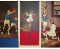 Plechová retro cedule - Spartakiáda 1960 Provedení: Dibond: 40 x 28,5 cm