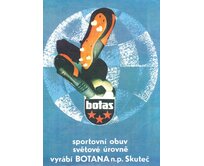 Plechová retro cedule - Botas Provedení: Dibond: 30 x 20 cm