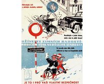 Plechová retro cedule - Užívejte zimních radostí Provedení: Dibond: 40 x 28,5 cm