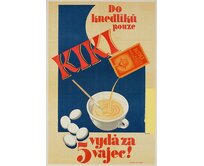 Plechová retro cedule - Do knedlíků pouze Kiki Provedení: Dibond: 40 x 28,5 cm