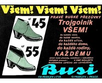 Plechová retro cedule - Pravé ruské přezůvky Trojgolnik Provedení: Hliník: 20 x 15 cm