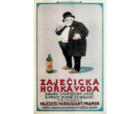 Plechová retro cedule - Zaječická hořká voda Provedení: Hliník: 20 x 15 cm