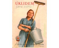 Plechová retro cedule - Úklidem jaru vstříc Provedení: Hliník: 20 x 15 cm