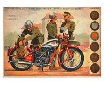 Plechová retro cedule - Armádní spojovací služba Provedení: Dibond: 40 x 28,5 cm