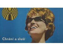 Plechová retro cedule - Chrání a sluší Provedení: Dibond: 40 x 28,5 cm