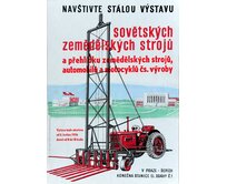 Plechová retro cedule - Sovětské zemědělské stroje Provedení: Hliník: 20 x 15 cm