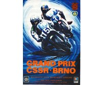 Plechová retro cedule - Grand Prix 1980 Provedení: Dibond: 30 x 20 cm