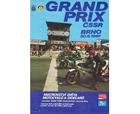 Plechová retro cedule - Grand Prix 1981 Provedení: Dibond: 40 x 28,5 cm