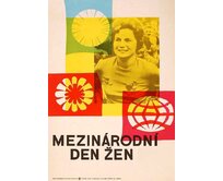 Plechová retro cedule - MDŽ II Provedení: Dibond: 40 x 28,5 cm