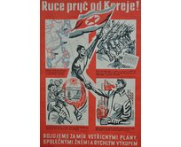 Plechová retro cedule - Ruce pryč od Koreje Provedení: Hliník: 20 x 15 cm