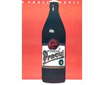 Plechová retro cedule - V práci nepij Provedení: Dibond: 20 x 15 cm