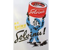 Plechová retro cedule - Na špínu Solvinu Provedení: Hliník: 20 x 15 cm