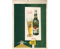 Plechová retro cedule - Pilsner Urquell II Provedení: Hliník: 20 x 15 cm