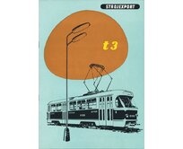 Plechová retro cedule - Tramvaj T3 Provedení: Dibond: 30 x 20 cm