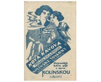 Plechová retro cedule - Kolínská cikorie Provedení: Dibond: 30 x 20 cm
