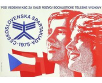 Plechová retro cedule - Spartakiáda 1975 II Provedení: Dibond: 30 x 20 cm