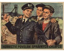 Plechová retro cedule - Povolání správných chlapců Provedení: Dibond: 40 x 28,5 cm