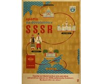 Plechová retro cedule - Spořte na dovolenou v SSSR Provedení: Dibond: 20 x 15 cm