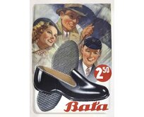 Plechová retro cedule - Baťa I Provedení: Hliník: 20 x 15 cm