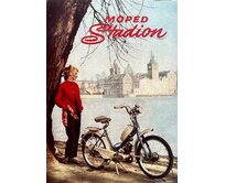 Plechová retro cedule - Moped Stadion Provedení: Hliník: 20 x 15 cm