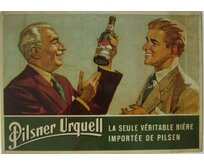 Plechová retro cedule - Pilsner Urquell III Provedení: Dibond: 40 x 28,5 cm