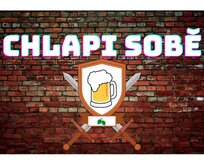 Plechová retro cedule - Chlapi sobě Provedení: Dibond: 20 x 15 cm