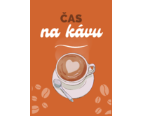 Plechová retro cedule - Čas na kávu Provedení: Hliník: 20 x 15 cm