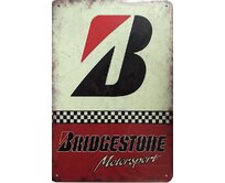 Plechová retro cedule - Bridgestone Provedení: Hliník: 30 x 20 cm
