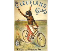 Plechová retro cedule - Cleveland Cycles Provedení: Hliník: 30 x 20 cm